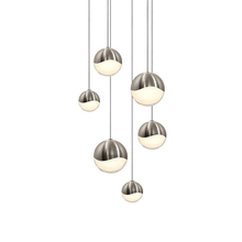  2915.13-AST - 6-Light Round Assorted LED Pendant