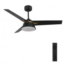 Carro USA DC483A-L12-B2-1G - Kenora 48&#39;&#39; Ceiling Fan with Remote, Light Kit Included