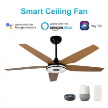  VS525S-L13-B9-1 - Elira 52-inch Indoor/Outdoor Smart Ceiling Fan, Dimmable LED Light Kit & Remote Control, Works with