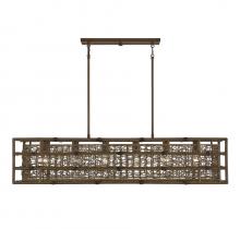  1-7913-6-184 - Treviso 6-Light Linear Chandelier in Grapevine