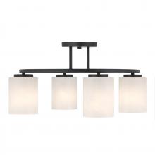  6-4693-4-89 - Herron 4-Light Ceiling Light in Matte Black