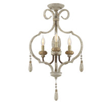  6-9985-3-94 - Dauphin 3-Light Convertible Semi-Flush or Pendant in Avignon