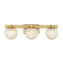  8-1017-3-322 - Darien 3-Light Bathroom Vanity Light in Warm Brass