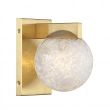  9-1017-1-322 - Darien 1-Light Wall Sconce in Warm Brass