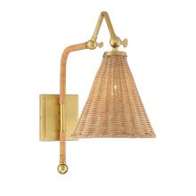  9-1499-1-322 - Linell 1-Light Wall Sconce in Warm Brass