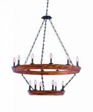  505553BI - Lansdale (12+6) Light 2 Tier Chandelier