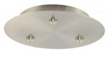  CPLVRN3PC - Canopy Line Voltage 3 Light Round 12" Polished Chrome