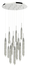 Stone Lighting CH25425513CRPNL2 - Chandelier Stilo 13 Light 20&#34; Round Clear Glass Polished Nickel LED 2W G4 110lm