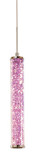  PD224VIPCLEDM - Pendant Jazz Venti Crystal Violet PC 5.88W 3000K Monopoint