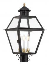  2235-BL-CL - Lexington Outdoor Post Light - Black