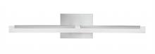  8146-BN-FA - Double L Sconce 26" LED Vanity Light - Brushed Nickel