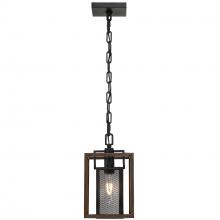  285M01DOBL - Rio Lobo 1-Lt Mini Pendant - Dark Oak/Black