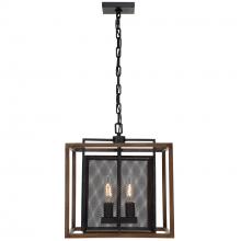  285P02DOBL - Rio Lobo 2-Lt Pendant - Dark Oak/Black