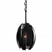  287M01BL - Sawyers Bar 1-Lt Mini Pendant - Black