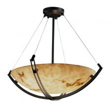  FAL-9729-35-DBRZ - 60" Pendant Bowl w/ Crossbar