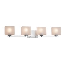 Justice Design Group FSN-8444-55-FRCR-CROM - Era 4-Light Bath Bar