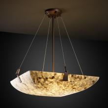 Justice Design Group ALR-9641-25-DBRZ-LED3-3000 - 18&#34; LED Pendant Bowl w/ Tapered Clips