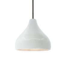 Justice Design Group CER-6560-WTWT-NCKL-RIGID-LED1-700 - Small Droplet LED Pendant