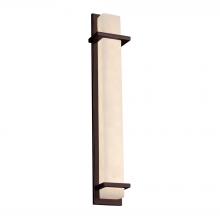 Justice Design Group CLD-7616W-DBRZ - Monolith 36" LED Outdoor/Indoor Wall Sconce