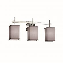  FAB-8413-15-GRAY-CROM - Union 3-Light Bath Bar