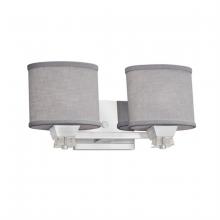  FAB-8472-30-GRAY-CROM - Ardent 2-Light Bath Bar