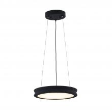  FSN-4192-OPAL-MBTX - Bevel 16" LED Pendant