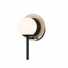  FSN-4221-OPAL-MBBR - Halo 1-Light Wall Sconce