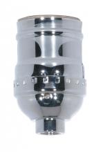  80/1029 - Short Keyless Socket; 1/8 IPS; 3 Piece Stamped Solid Brass; Polished Nickel Finish; 660W; 250V