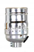 Satco Products Inc. 80/2531 - Short Keyless Socket With Side Outlet; 1/8 IPS; Aluminum; Nickel Finish; 660W; 250V; With Set Screw