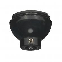 Satco Products Inc. 80/2540 - 1/4 IP Cap Only; Phenolic; 1/2 Uno Thread; With Set Screw; For Short Keyless