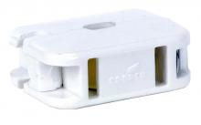  90/1404 - Add-On Outlet; White Finish; Non Polarized; 18/2 SPT-1; 10A; 125V