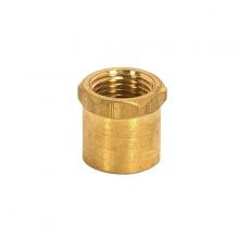  90/2154 - Brass Coupling; Unfinished; 3/4" Long; Hexagon Head Coupling; 1/8 IP