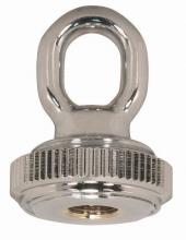  90/2303 - 1/4 IP Heavy Duty Cast Brass Screw Collar Loops with Ring 1/4 IP Fits 1-1/4" Canopy Hole Ring