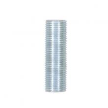  90/288 - 1/8 IP Steel Nipple; Zinc Plated; 2" Length; 3/8" Wide