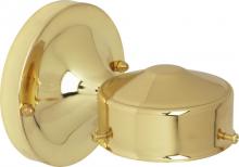 Satco Products Inc. 90/708 - 3-1/4&#34; Wired Wall Bracket; Brass Finish; Includes Hardware; 60W Max