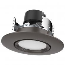  S11856 - 7.5 Watt; LED Retrofit Downlight; Gimbaled; 120 Volt; CCT Selectable; Bronze Finish