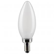  S21271 - 4 Watt B11 LED; Frost; Candelabra base; 90 CRI; 4000K; 120 Volt