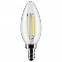  S21276 - 5.5 Watt B11 LED; Clear; Candelabra base; 90 CRI; 4000K; 120 Volt