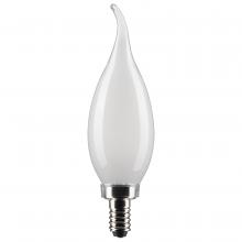  S21308 - 5.5 Watt CA10 LED; Frost; Candelabra base; 90 CRI; 3000K; 120 Volt