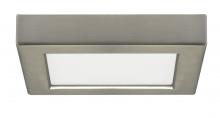 Satco Products Inc. S21503 - Blink - 10.5W- 5.5&#34; Surface Mount LED - 3000K- Square Shape - Brushed Nickel Finish - 120V