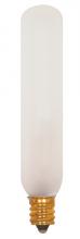  S3715 - 15 Watt T6 Incandescent; Frost; 2500 Average rated hours; 90 Lumens; Candelabra base; 120 Volt;