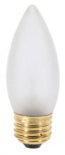  S4742 - 40 Watt B10 Incandescent; Frost; 2000 Average rated hours; 300 Lumens; Medium base; 120 Volt; 2-Card