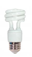  S7214 - 11 Watt; Mini Spiral Compact Fluorescent; 2700K; 82 CRI; Medium base; 120 Volt