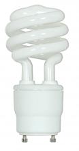 Satco Products Inc. S8205 - 18 Watt; Mini Spiral Compact Fluorescent; 2700K; 82 CRI; GU24 base; 120 Volt