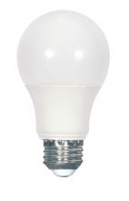 Satco Products Inc. S9112 - Discontinued - 6.4 watt; A19 LED; Frosted; 2700k Medium base; 240' beam spread; 120 volts;