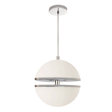 Dainolite AMC-1330LEDP-PC - 30W Pendant, PC w/ WH Glass