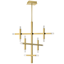 Dainolite FCS-3656C-AGB - 42W Chandelier, AGB w/ Acrylic Diffuser