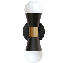  FOR-72W-MB-AGB - 2LT Incandescent Wall Sconce, MB & AGB