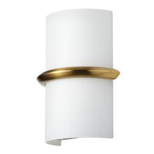  WLC-914LEDW-AGB - 14W Wall Sconce, AGB w/ Opal Glass