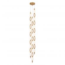 Matteo Lighting C37103AG - Tentacles Aged Gold Brass Pendant